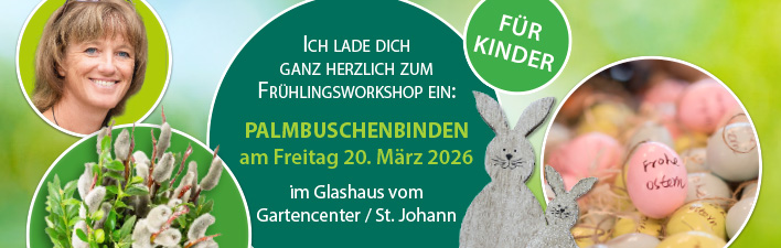 Palmbuschenbinden für Kinder!